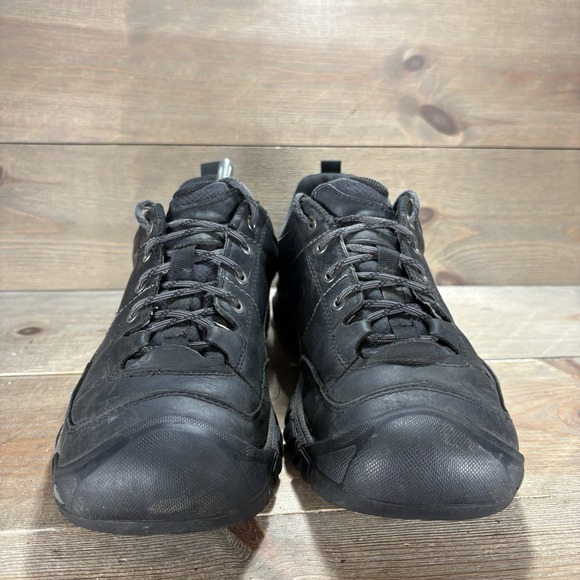 keen targhee III mens size 9 shoes black leather waterproof hiking sneakers main image 4